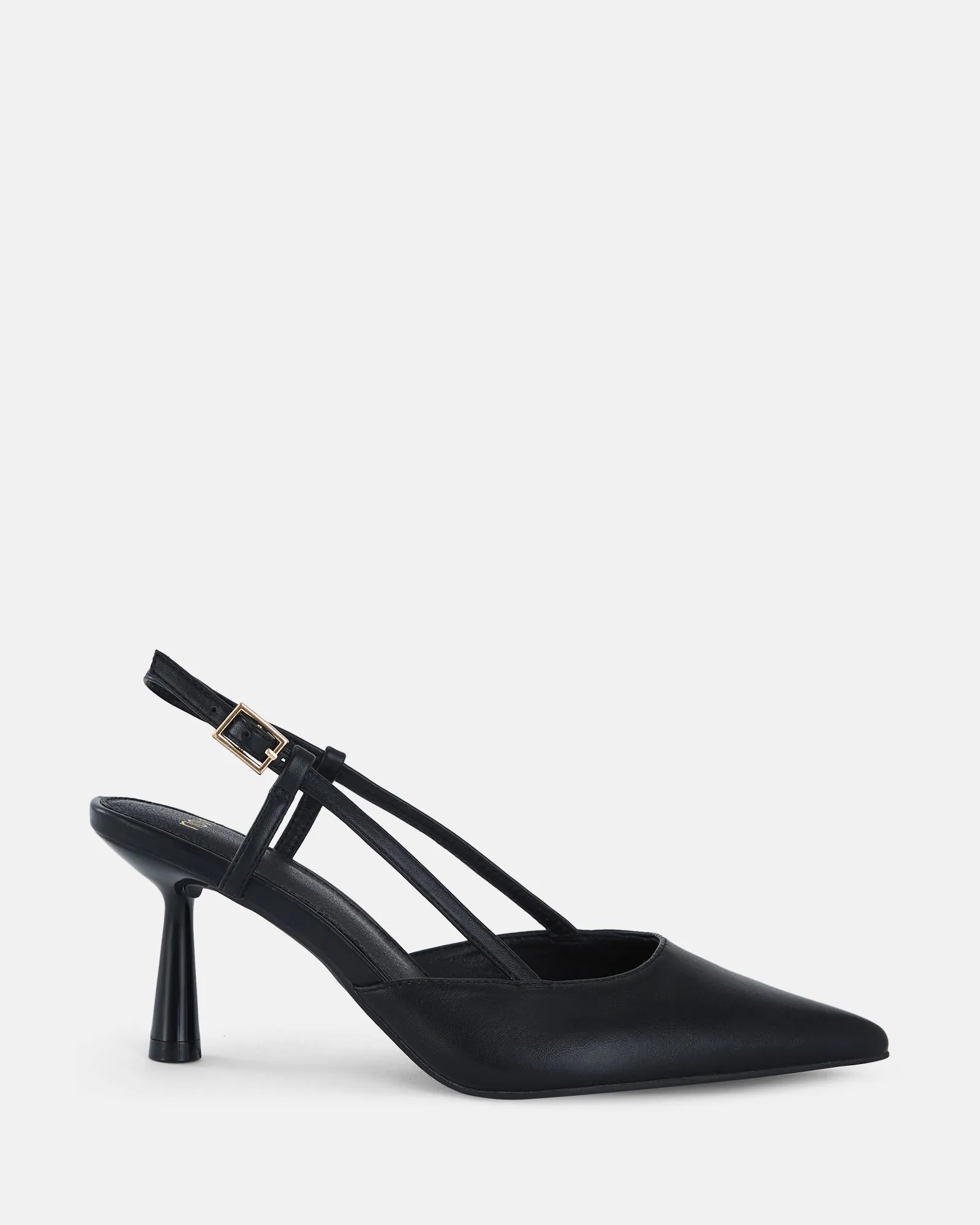 ISNELLO BLACK Closed Toe Heels Buy Women's HEELS Online Novo