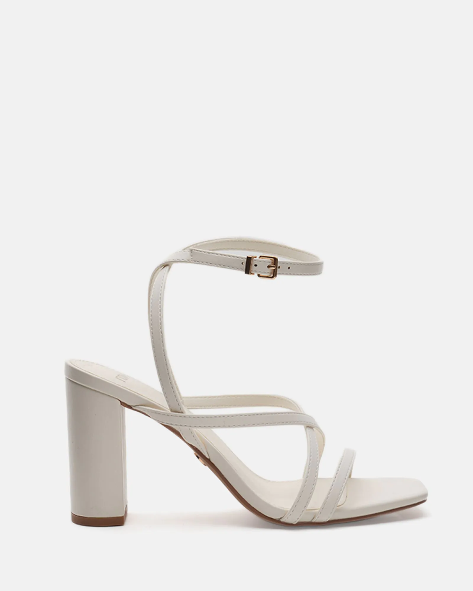 NARA WHITE Block Heels | Buy Women's HEELS Online | Novo