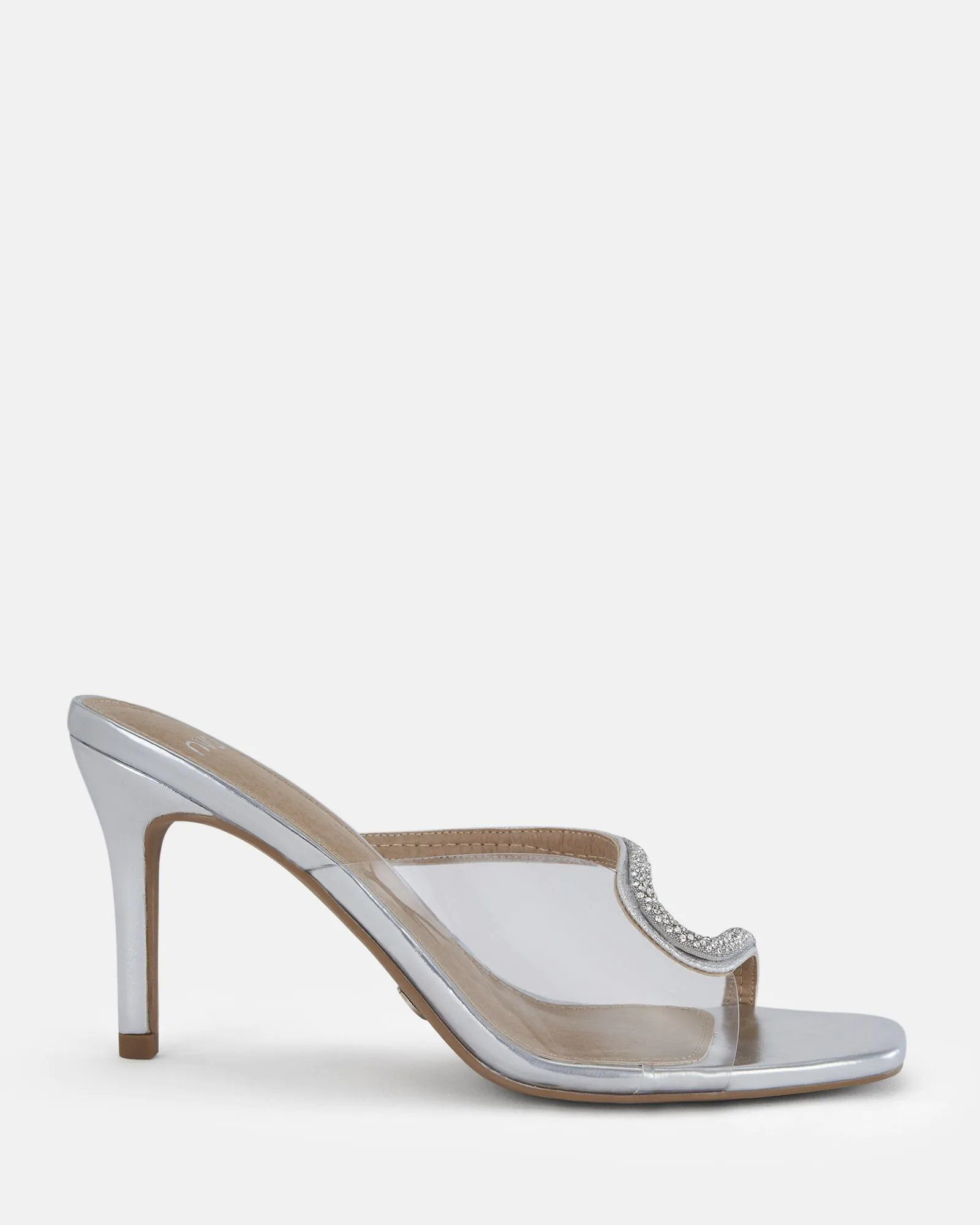 PORSHA SILVER Open Toe Heels Buy Women's HEELS Online Novo