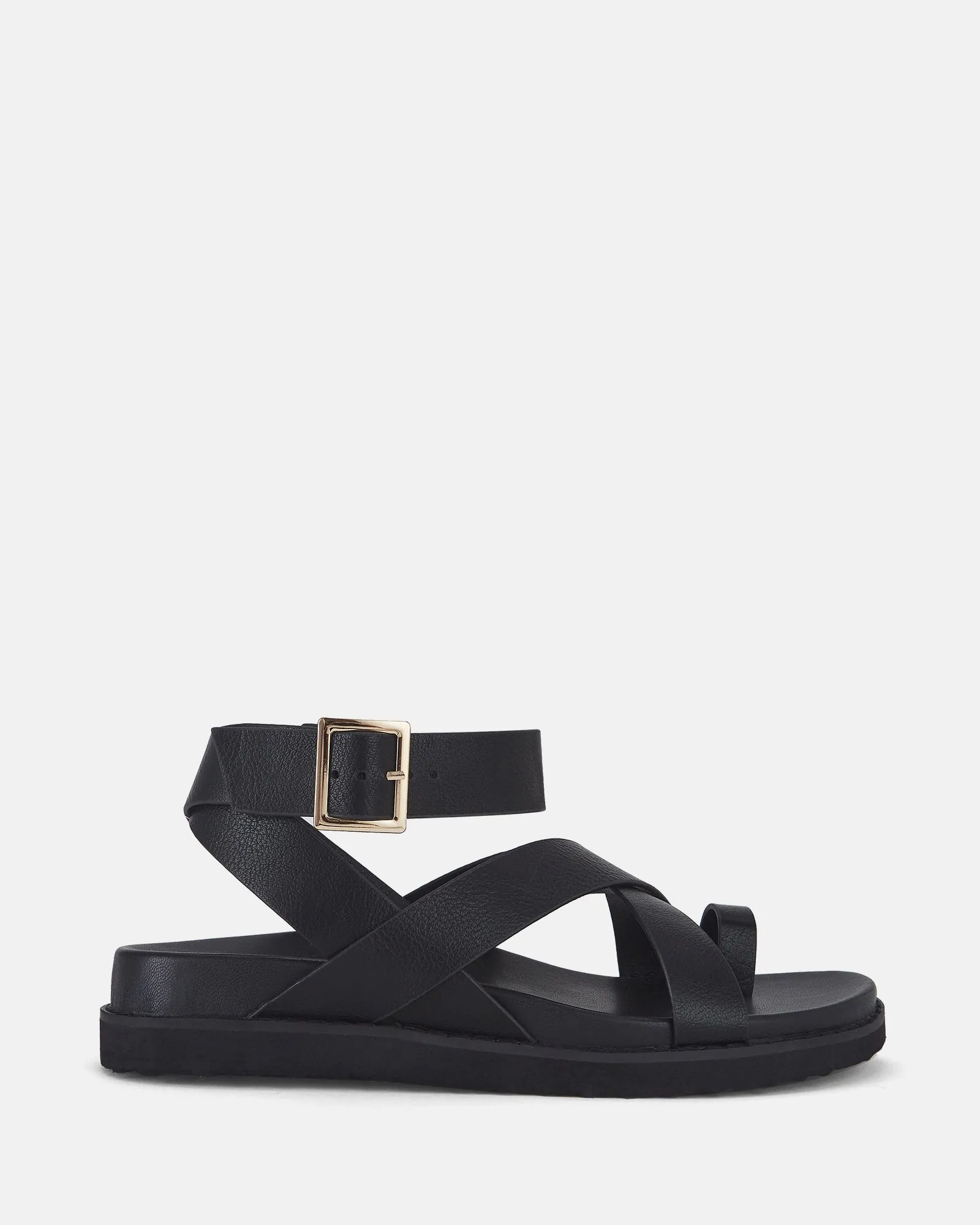 TILLIE BLACK Flat Sandals Buy Women's SANDALS Online Novo Shoes NZ