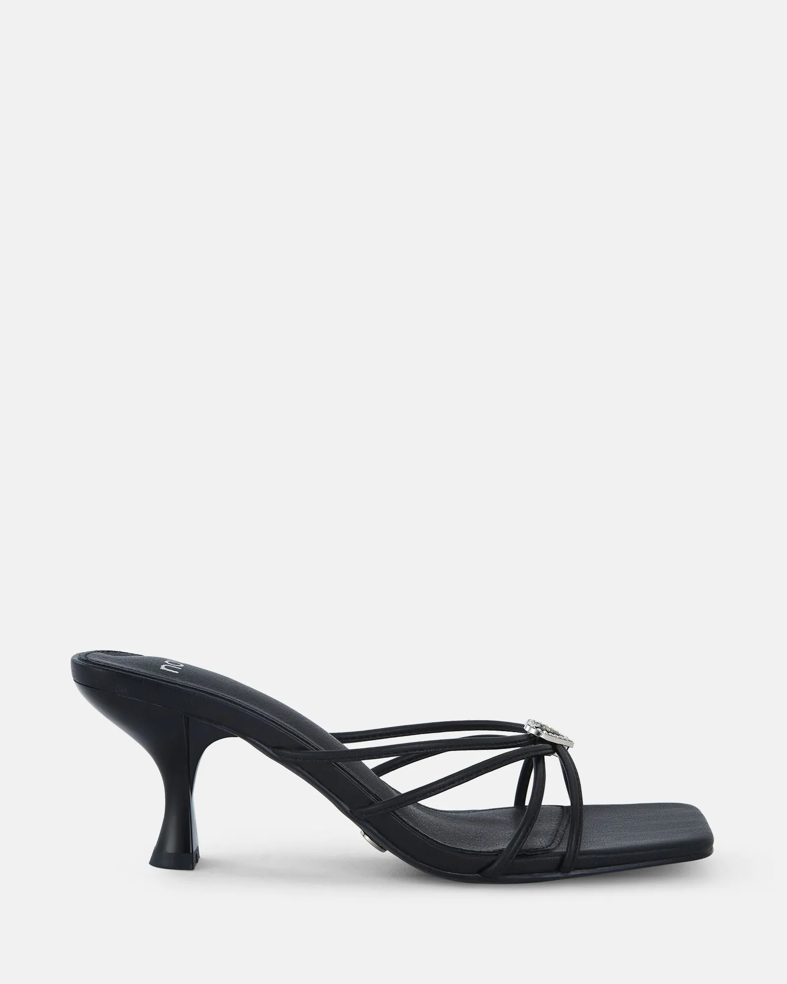 USINI BLACK Open Toe Heels Buy Women's HEELS Online Novo Shoes NZ
